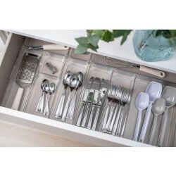 Compact Sort Opbevaringsboks, klar, 30x10cm
