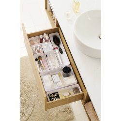 Compact Sort Opbevaringsboks, hvid, 40x10cm