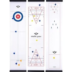 3-i-1 spilleboks - Curling, Shuffle, Bowling