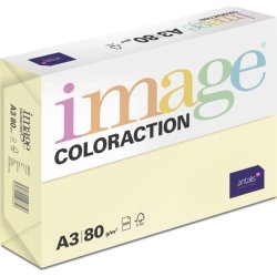 Image Coloraction A3, 80g, 500ark, Pale yellow