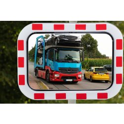 Trafikspejl, inde/ude, akryl, 60x40m