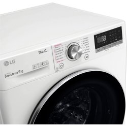 LG FV90VNS2QE vaskemaskine, 9 KG, hvid
