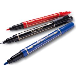 Pentel N75W Twin marker | Rød