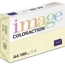Image Coloraction A4, 160g, 250ark, Pale yellow