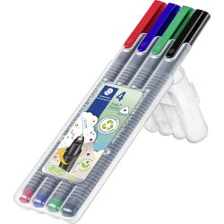 Staedtler Triplus Fineliner | 4 farver