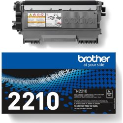 Brother TN2210 lasertoner, sort, 1200s