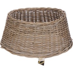 Juletræsfod Skjuler, kubu rattan, Ø59cm, natur
