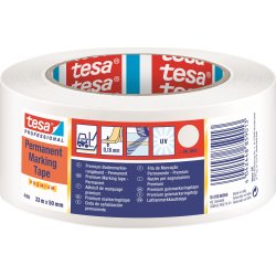 tesa gulvmarkeringstape, 50mm x 33m, hvid