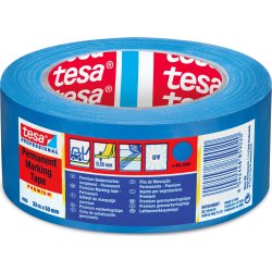 tesa gulvmarkeringstape, 50mm x 33m, blå
