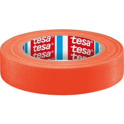 tesa selvlysende eventtape, 25mm x 19m, orange