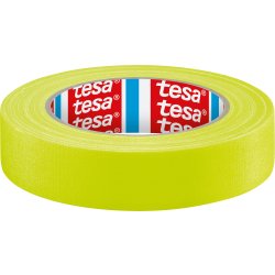 tesa selvlysende eventtape, 25mm x 19m, gul