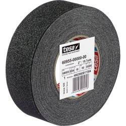 tesa føjelig skridsikker tape, 50mm x 18m, sort