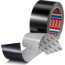 tesa slidstærkt gulvmark.tape, 50mm x 20m, sort