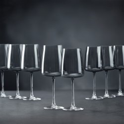 Lyngby Glas Krystal Zero Glaspakke, smoke, 16 dele