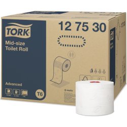 Tork T6 Advanced Toiletpapir, 2-lag, 27 rl