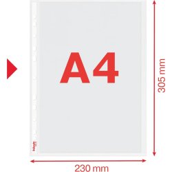 Esselte Lomme | A4 | V.side | 85my | 100 stk.