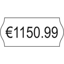 Avery Prisetiketter Perm. | 12x26 mm | Hvid