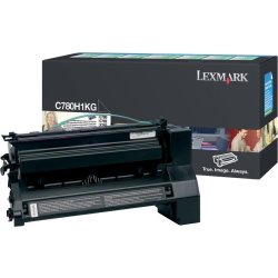 Lasertoner Lexmark C780H1KG Svart 10 000 sidor