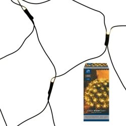 Lyskæde Net m/200 LED, B2xØ2m, varm hvid