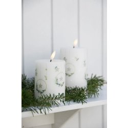 Led lys sæt m/2 stk. , H10/12,5xØ7,5cm