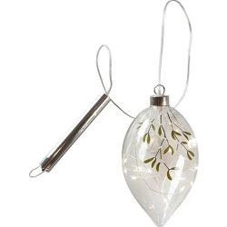 Ornament m/15 LED, m/timer, 1m ledning, H16xØ9cm