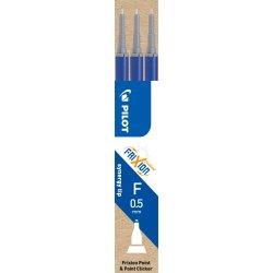 Pilot FriXion Point Clicker | F | Valuepack | Blå