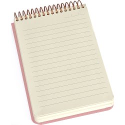Kozo Premium Notesbog |A6 | Linjeret | Muted Blush