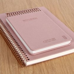 Kozo Premium Notesbog |A6 | Linjeret | Muted Blush
