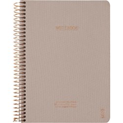 Kozo Premium Notesbog | A5 | Linjeret | Sand
