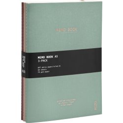 Kozo Premium Skrivehæfte | A5 | Linjeret | 3-pak