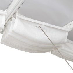 Palram Canopia Feria gardiner, 9 m2, hvid