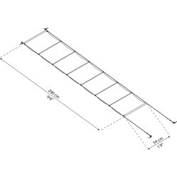 Palram Canopia Feria gardiner, 9 m2, hvid
