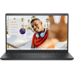 Dell Inspiron 15 15,6" bærbar laptop, sort