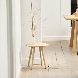 Noble Denmark Bosca Sofabord, Ø40 cm, eg, natur