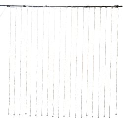 Gardin lyskæde, 400 LED, 200x200 cm