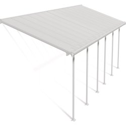 Palram Canopia Feria terr. overdæk, 25 m2, hvid