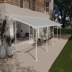 Palram Canopia Feria terr. overdæk, 28,5 m2, hvid