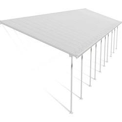 Palram Canopia Feria terr. overdæk, 4x14,5m, hvid