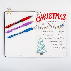 Pilot G-2 Rollerpen | M | Mørkerød