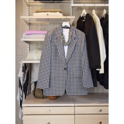 Elfa Decor hyldeliste, B45, birk