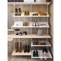 Elfa Decor liste t/udtræksramme, B60, hvid