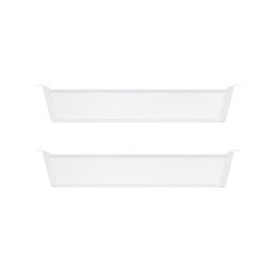 Elfa Decor lav rumdeler meshkurv 40, hvid, 2 stk