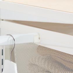 Elfa Decor bøjlestang sideholder, mat hvid, 2 stk
