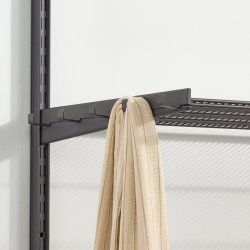 Elfa Decor knagerække, D40, mat grå