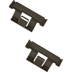 Elfa Decor kabelclips t/metalhylde, mat grå, 2 stk