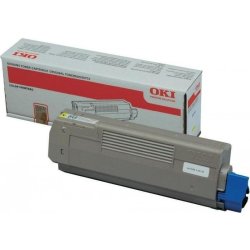 OKI 44315305 lasertoner, gul, 6000s