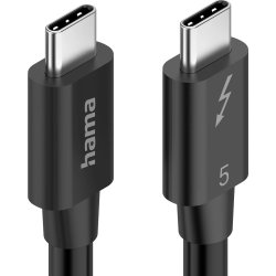 Hama Kabel USB-C Thunderbolt, sort
