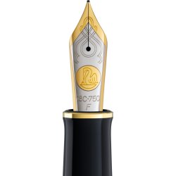 Pelikan Souverän 1000 Fyldepen, F, black/green