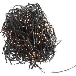 Cluster Lyskæde m/600 LED, 12m, varm hvid