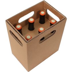 Flaske transportkasse | Indlæg | 6 x 33cl
